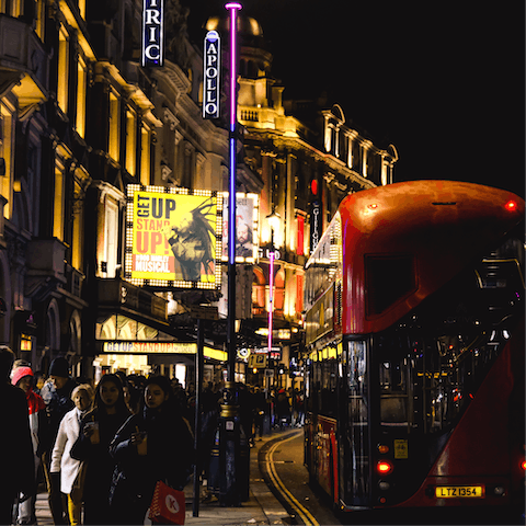 Spend the evening at the theatre along London's West End