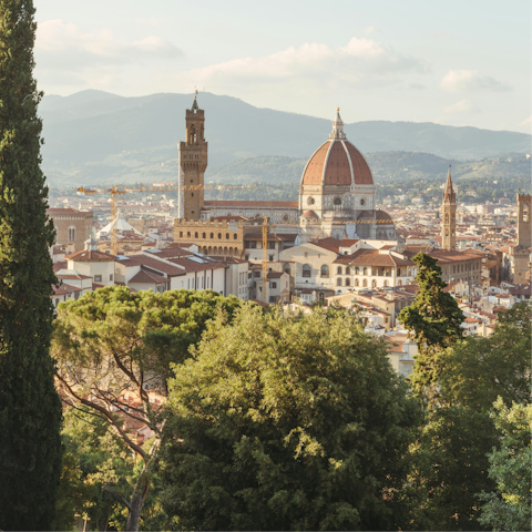 Travel to Florence in under forty minutes by bus