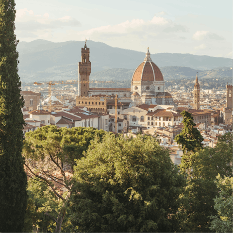Travel to Florence in under forty minutes by bus