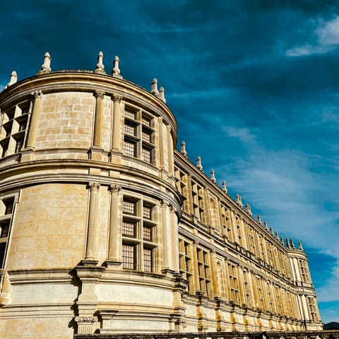 Take a trip back in time at Grignan Castle, less than a ten-minute drive away