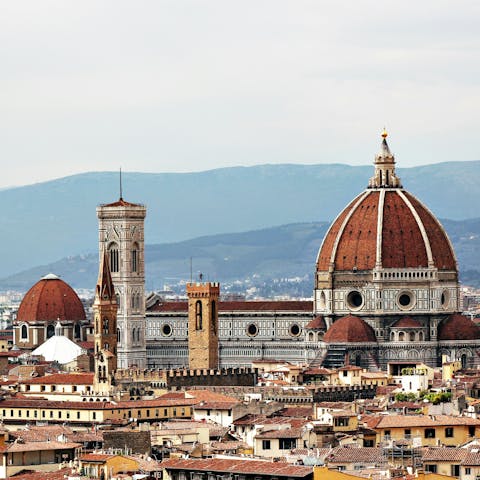 Take a daytrip to Florence, just over an hour's drive away