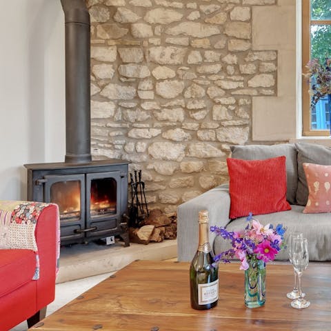 Light the fire and enjoy cosy evenings at home