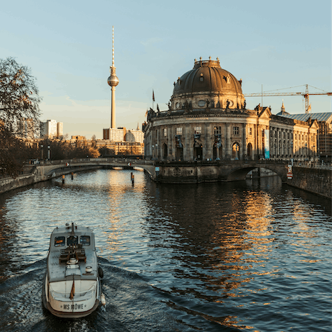 Stay in the hip Mitte neighbourhood with restaurants and nightlife