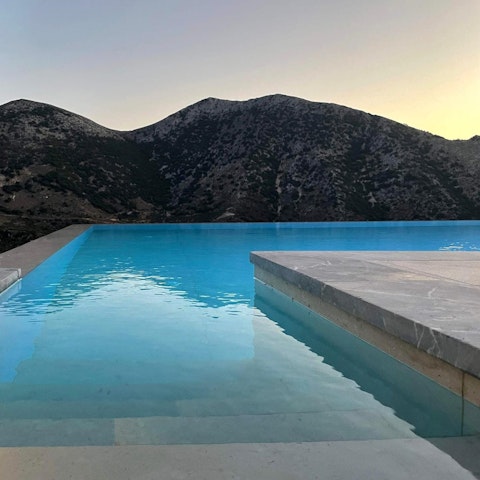 Relax in the infinity pool and cool off from the Cretan sun