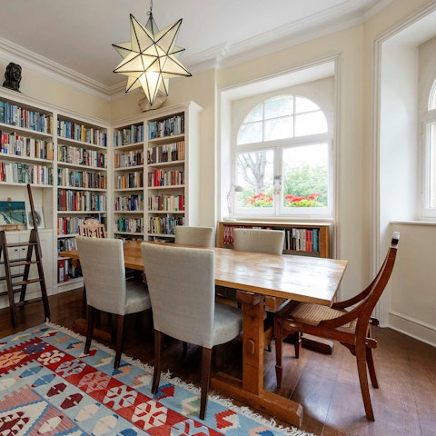 Wind down with cosy evenings at home or head to a local restaurant