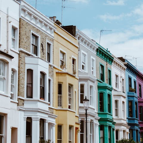 Take a ten-minute stroll down to Notting Hill