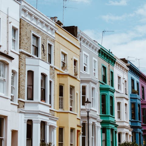 Take a ten-minute stroll down to Notting Hill