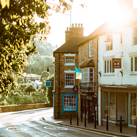 Stay twenty minutes from the historic riverside village of Ironbridge