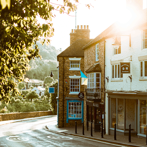 Stay twenty minutes from the historic riverside village of Ironbridge