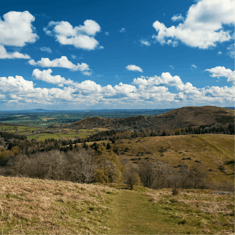 Put on your hiking boots and spend an afternoon in the countryside