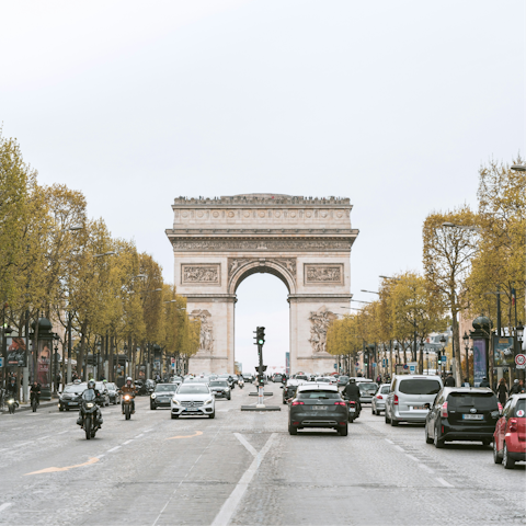Shop on the iconic Avenue des Champs-Élysées