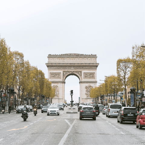 Shop on the iconic Avenue des Champs-Élysées