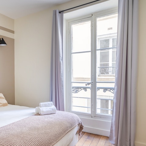 Open up the French doors for quintessential Parisian views