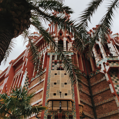 Visit the first home of the architect of Modernisme, Casa Vicens Gaudí
