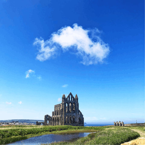 Explore the ruins of Whitby Abbey – it's a twenty-minute walk