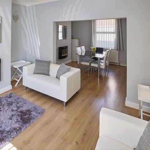 Spend cosy nights in after windswept days out on the coast
