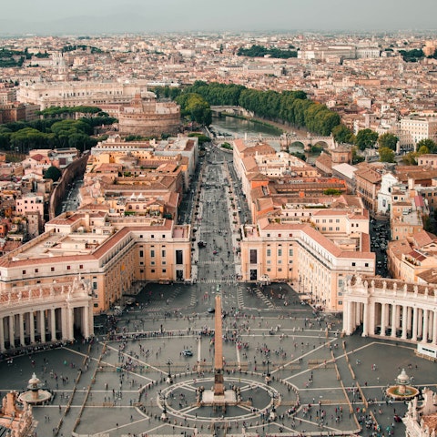 Spend a day in Vatican City, twenty-five minutes away by foot