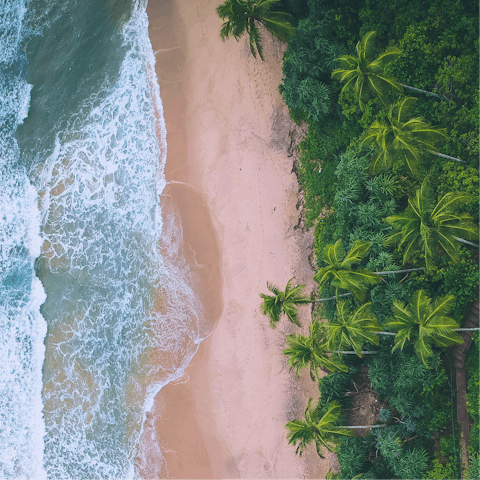 Stay just a short drive from the magnificent beaches of Galle