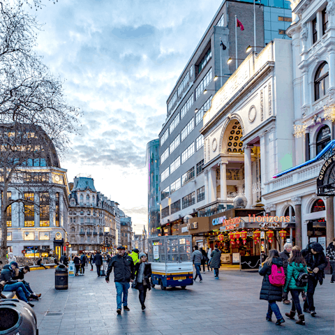 Stay in the heart of London, just footsteps from Leicester Square