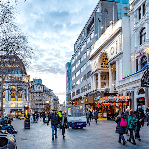 Stay in the heart of London, just footsteps from Leicester Square