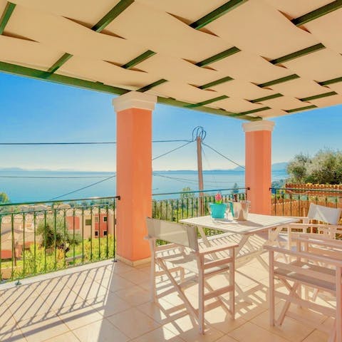 Start your days by stepping out onto the balcony to enjoy the scenery