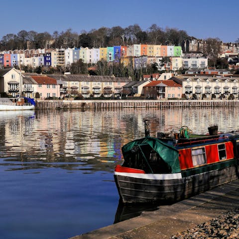 Drive to Bristol's Floating Harbour in fifteen-minutes