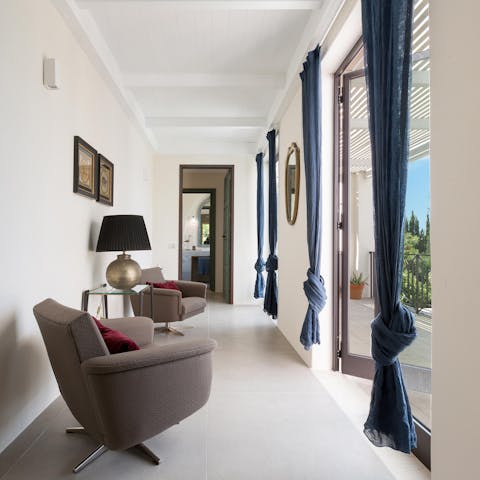 Overlook your domain with a good book in hand