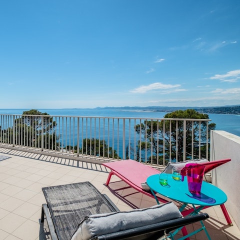 Take in the Riviera view from your private terrace