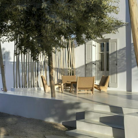 Enjoy evening drinks on your private terrace