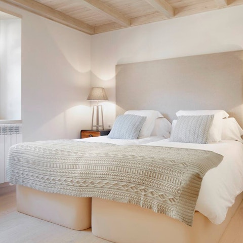 Snuggle under cosy sheets