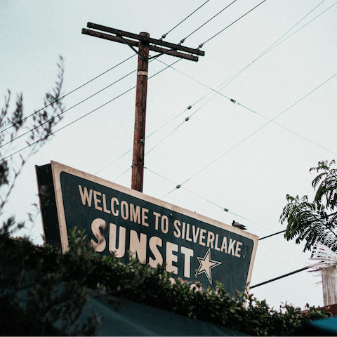 Stay just one-minute away from Sunset Junction, Los Angeles
