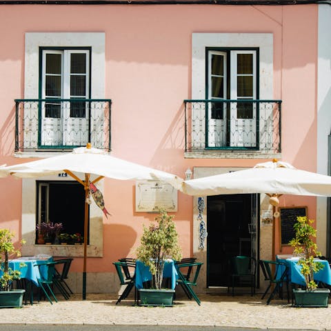 Savour traditional Portuguese treats in a local restaurant
