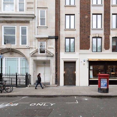 Stay in a central London location, on the corner of Golden Square