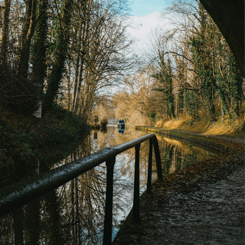 Enjoy a peaceful moment by the River Perry – it's within striking distance of your front door