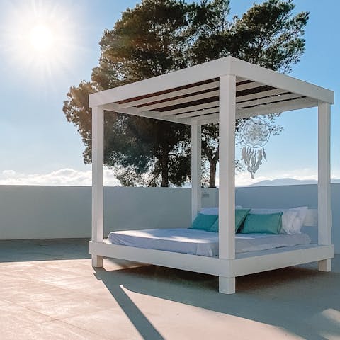 Lie back and treat yourself to a shady siesta