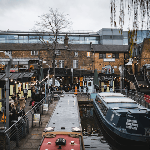 Visit Camden Market, just five minutes on foot