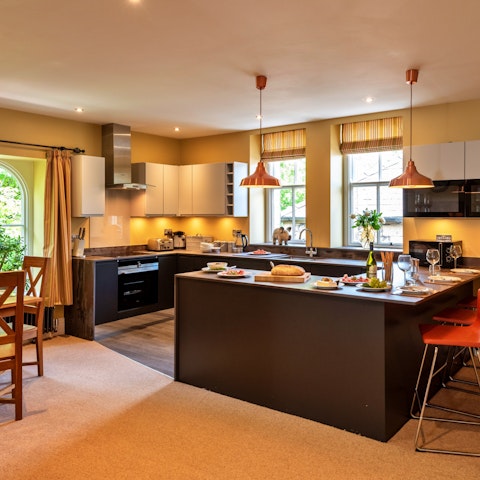 Enjoy some quality time (as well as some great food and wine) in this welcoming living area