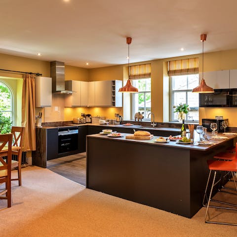 Enjoy some quality time (as well as some great food and wine) in this welcoming living area