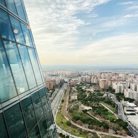 Stay by the Paseo de la Castellana, one of Madrid's boulevards