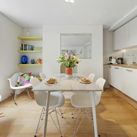 Savour cosy evenings at home or head to a local restaurant