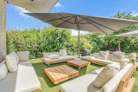 Wander out onto the shaded terrace, built for long lazy afternoons