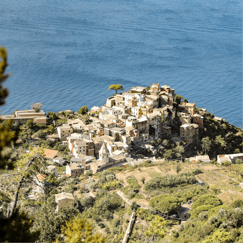 Wander the hilltop hamlet of Corniglia
