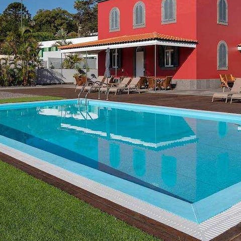 Spend the day in and out of your own private pool