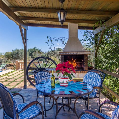 Fire up the barbecue for an evening alfresco feast