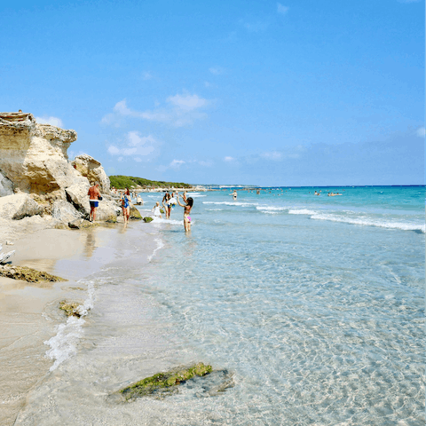 Take a twenty-minute drive to the stunning Adriatic coast