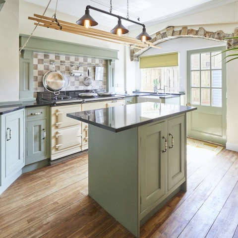 Cook meals on an iconic Aga