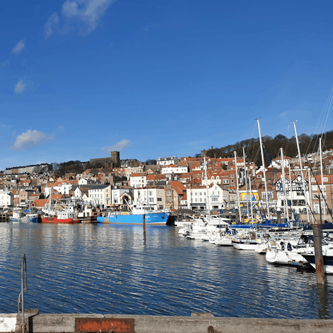 Take a day trip to Scarborough, just over a half-hour drive away