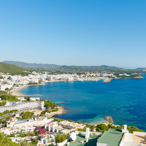 Follow the coast towards Playa de Santa Eulalia 