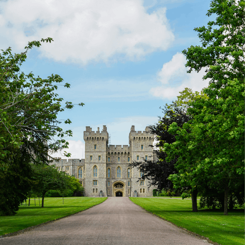 Take a day trip to Windsor Castle, just twenty minutes away
