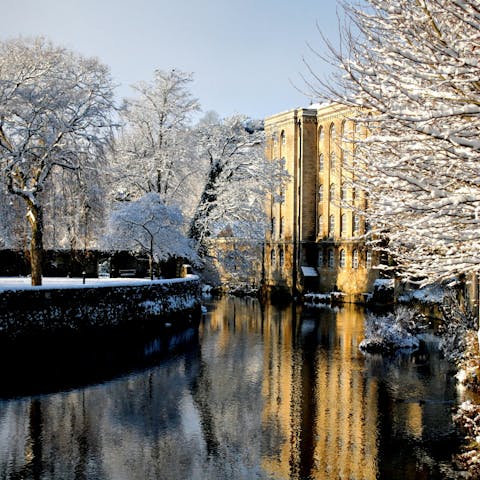 Discover the historic town of Bradford on Avon, just five minutes’ drive away